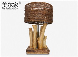 MEJ8135木艺台灯
